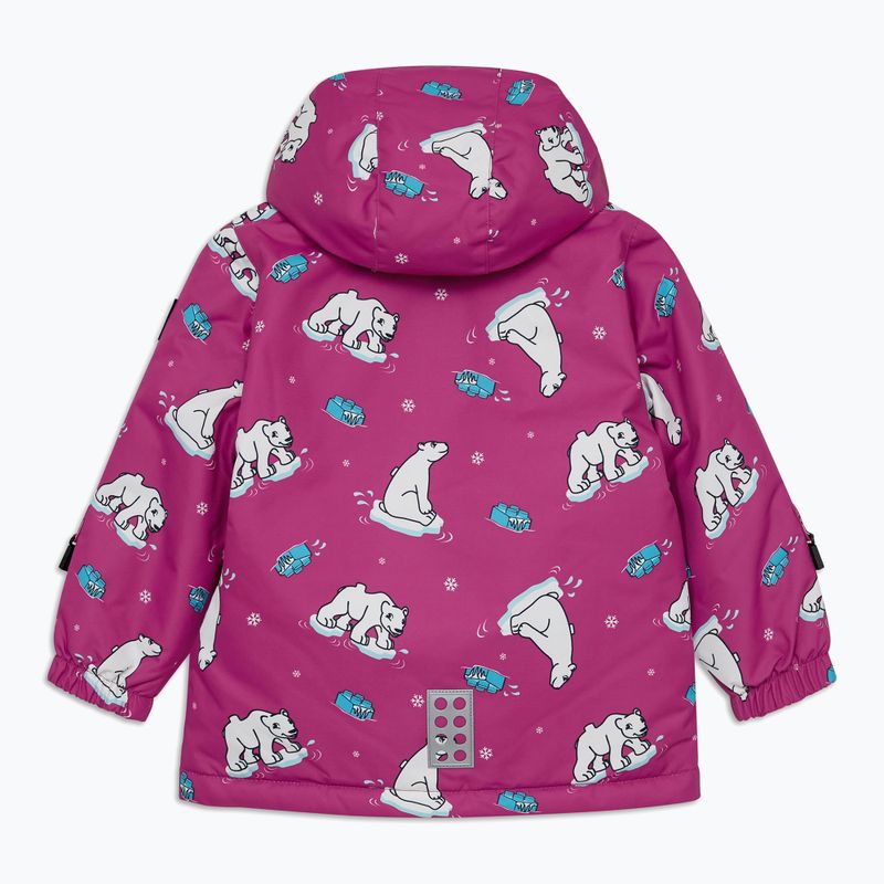 Dětská bunda LEGO Lwjeri 701 fuchsia 2