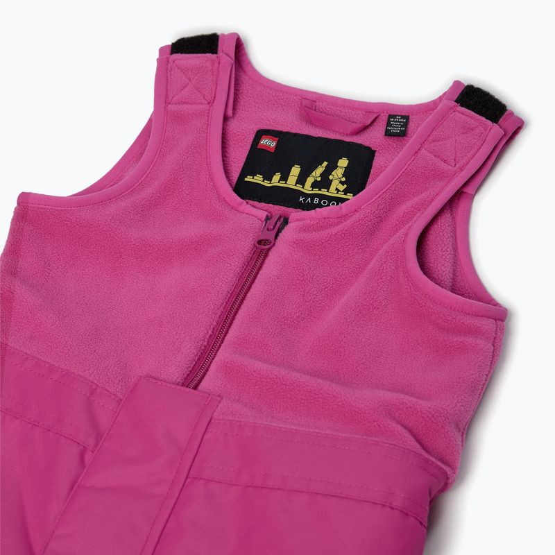 Dětské lyžařské kalhoty LEGO Lwpuelo 701 fuchsia 3