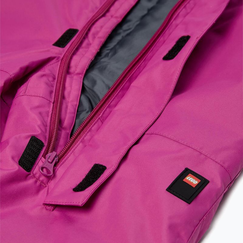 Dětské lyžařské kalhoty LEGO Lwpuelo 701 fuchsia 5