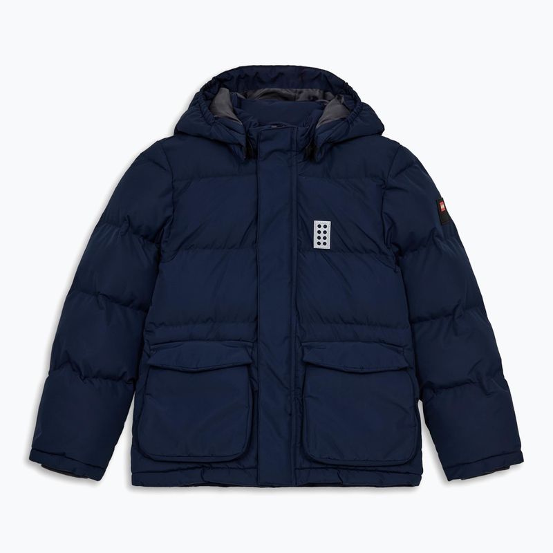 Dětská zateplená bunda LEGO Lwjaz 704 dark navy