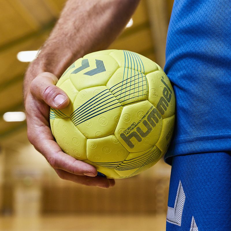 Hummel Strom Pro HB házená žlutá/modrá/mořská velikost 3 9