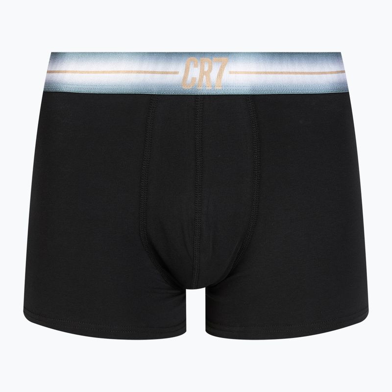 Pánské boxerky CR7 Basic Trunk 3 pary black/navy blue 2