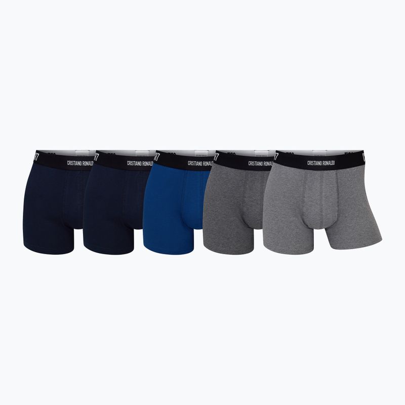 Pánské boxerky CR7 Basic Trunk 5 pairs 2344 multicolour 2