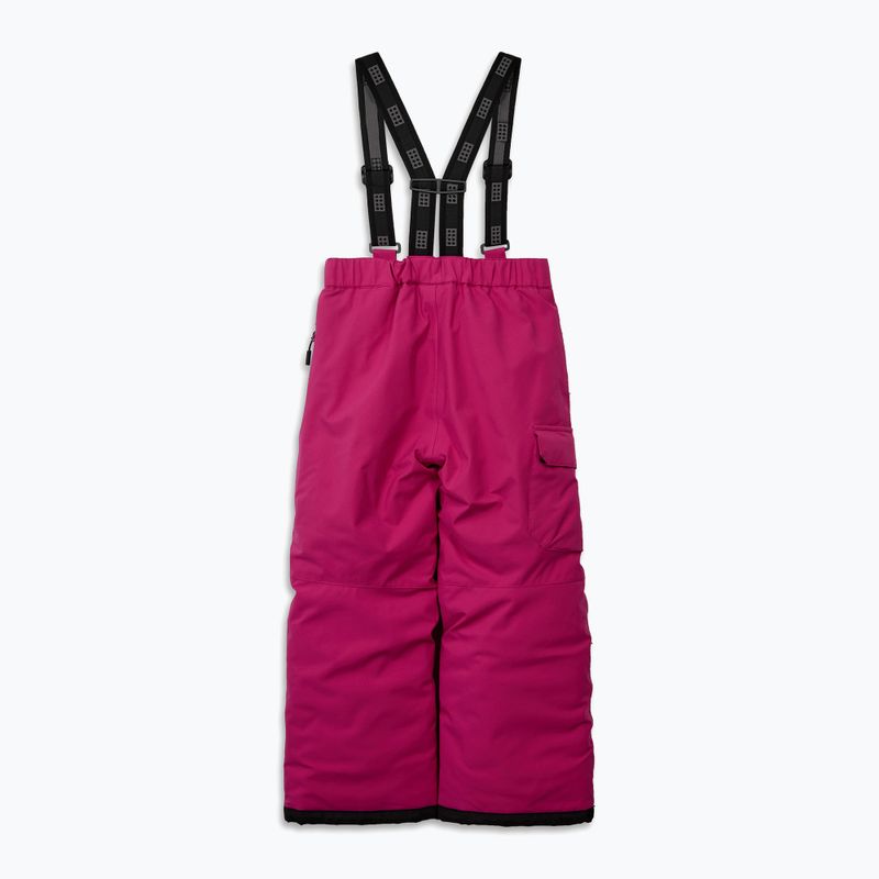 Dětské lyžařské kalhoty LEGO Lwpayton 701 fuchsia 2