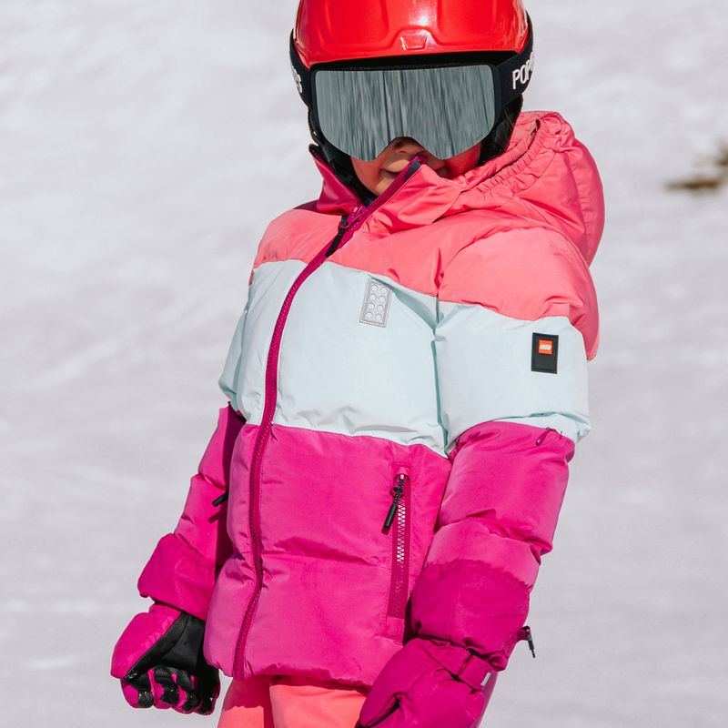 Dětská lyžařská bunda Lego Lwjaz 805 pink 7