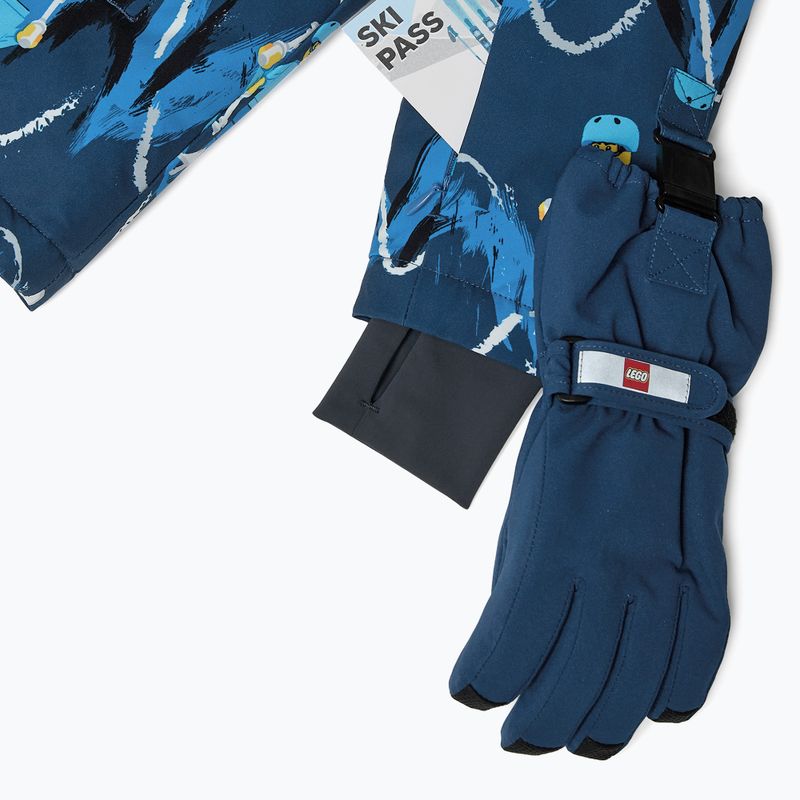 Dětská lyžařská bunda LEGO Lwjian 704 dark blue 4