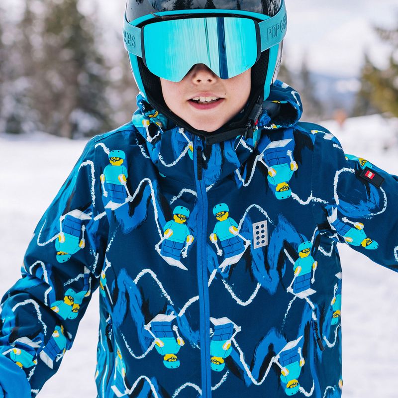 Dětská lyžařská bunda LEGO Lwjian 704 dark blue 6