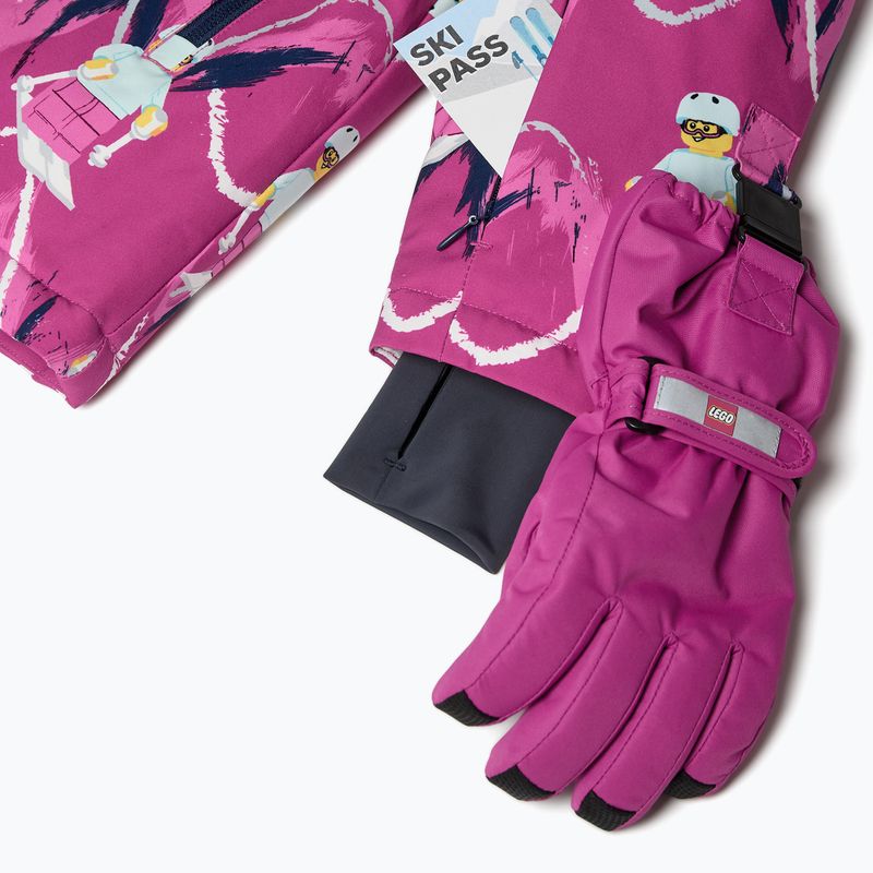 Dětská lyžařská bunda LEGO Lwjian 704 fuchsia 4