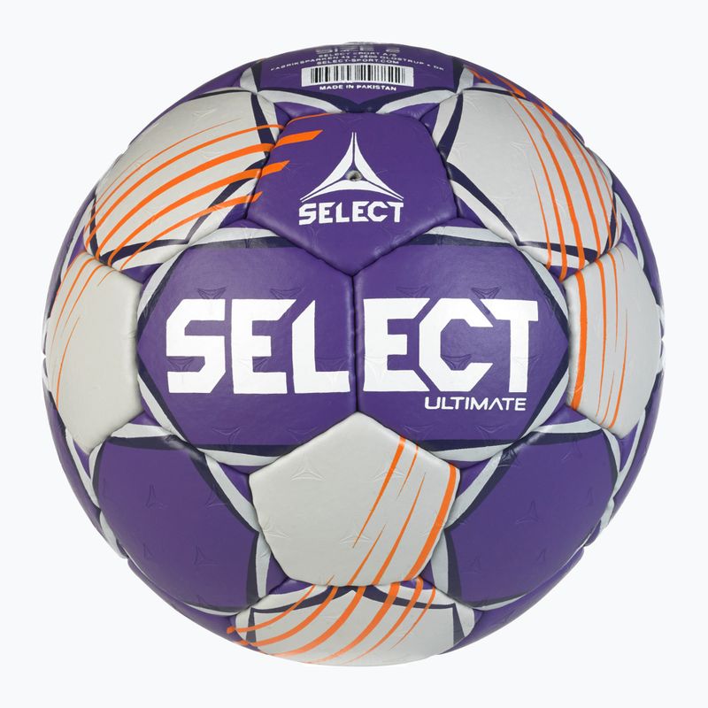 Házenkářský míč SELECT Ultimate v24 Official EHF grey/purple velikost 3 5