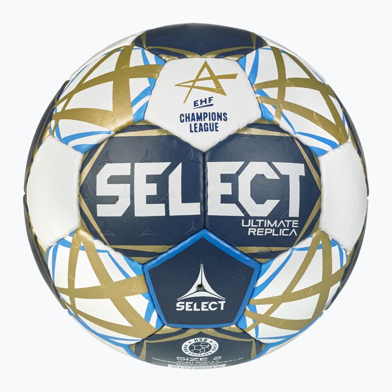 Míč na házenou SELECT Replica EHF Champions League black/white velikost 3