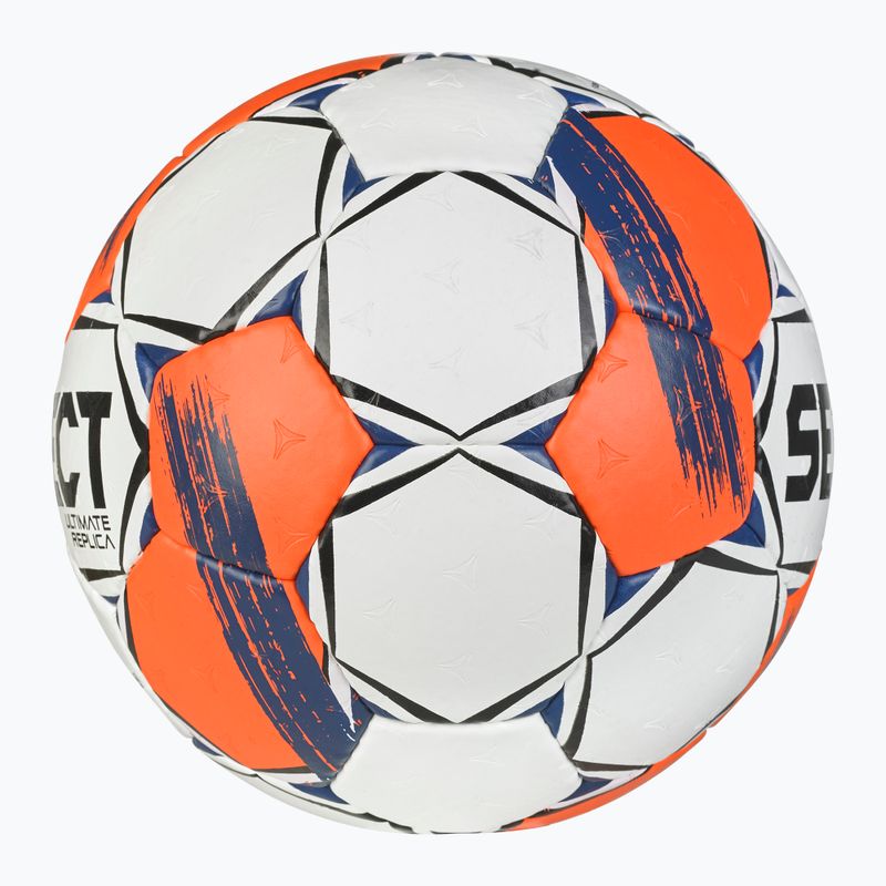 Míč na házenou SELECT Replica EHF European League V2 white/red velikost 0 2