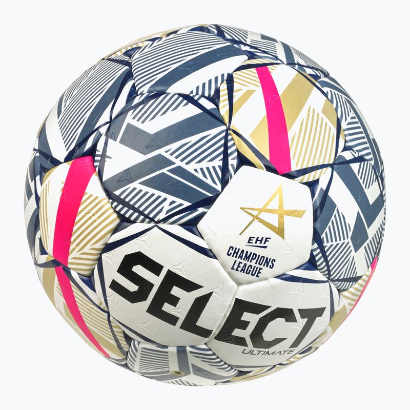 Míč na házenou SELECT Ultimate EHF Champios League LM V26 Replica rozmiar 2 white/red 4