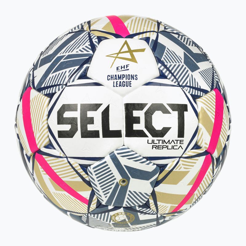 Míč na házenou SELECT Ultimate EHF Champios League LM V26 Replica rozmiar 3 white/red 2