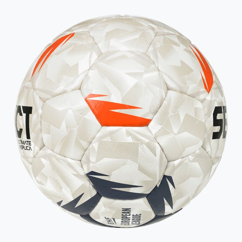 Míč na házenou SELECT Ultimate EHF European League V26 Replica rozmiar 1 white/black/orange 3