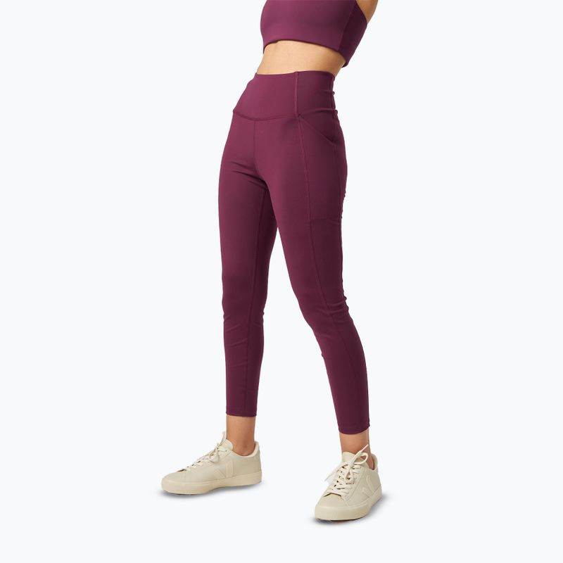 Dámské tréninkové legíny Girlfriend Collective Pocket plum