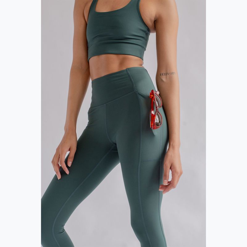 Dámské tréninkové legíny Girlfriend Collective Pocket moss 5