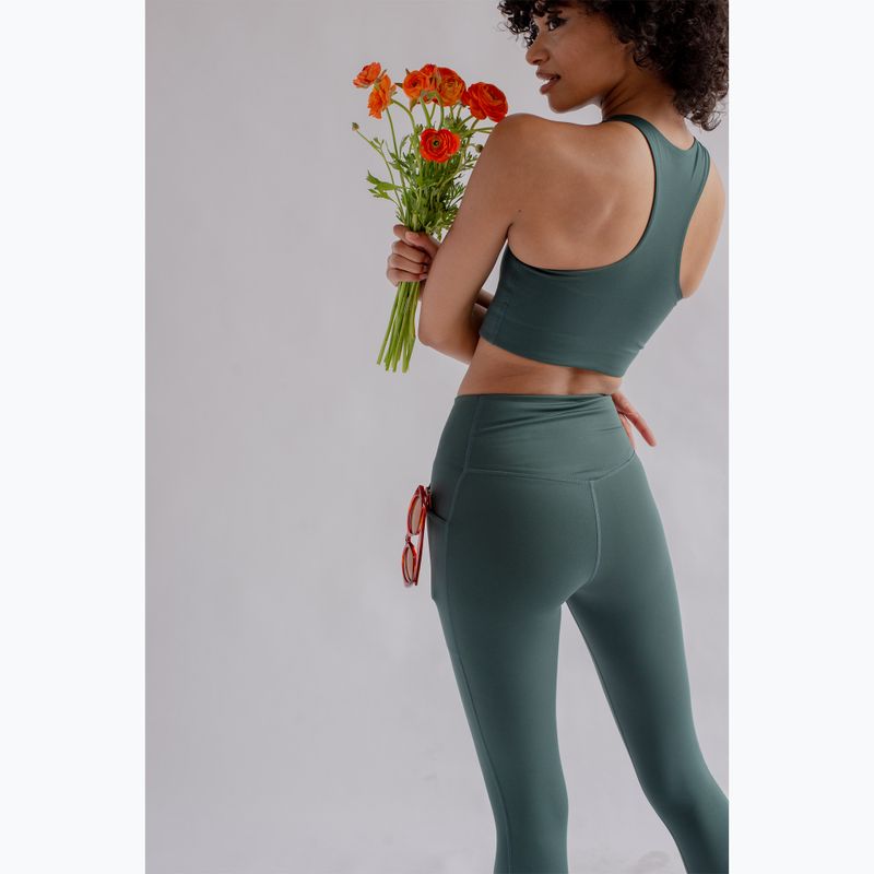 Dámské tréninkové legíny Girlfriend Collective Pocket moss 6
