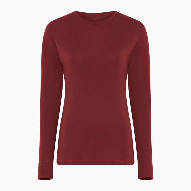 Dámská termo mikina Dovre Wool burgundy 3