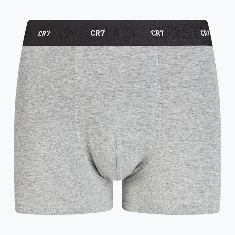 Pánské boxerky CR7 Bamboo Trunk FSC 3 pary black/dark grey/grey 2