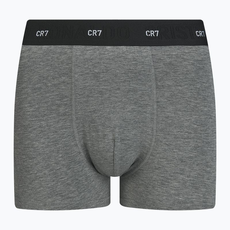 Pánské boxerky CR7 Bamboo Trunk FSC 3 pary black/dark grey/grey 5