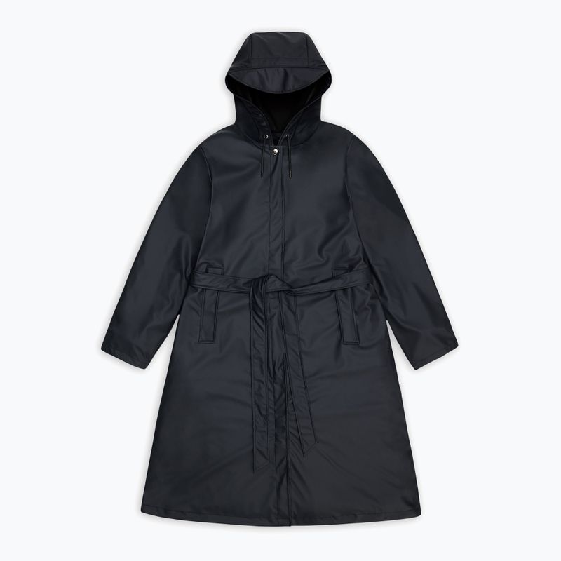 Dámský nepromokavý kabát Rains A-Line Longer black 4