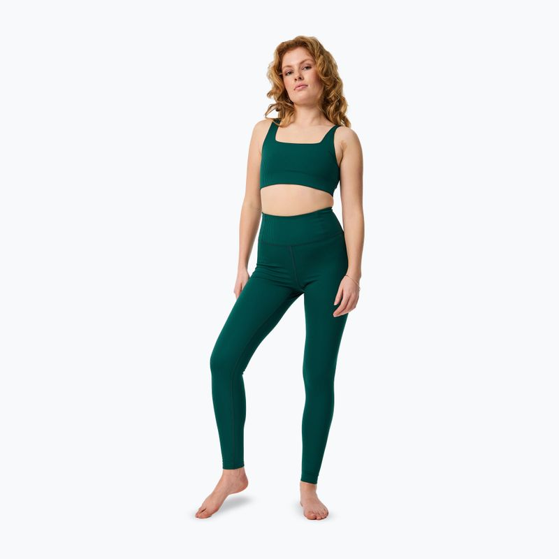 Fitness podprsenka Girlfriend Collective Rib Tommy rain forest 2