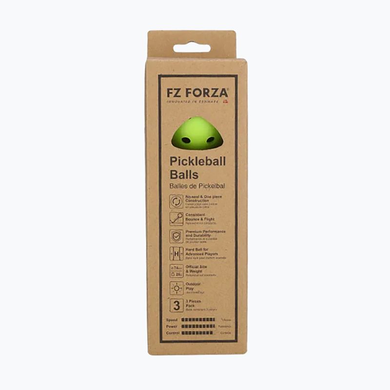 Míčky na pickleball FZ Forza 40H 3 pack yellow 2