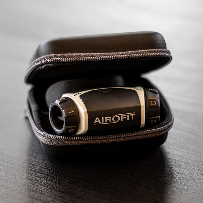 Dechový trenažér Airofit Active white 10