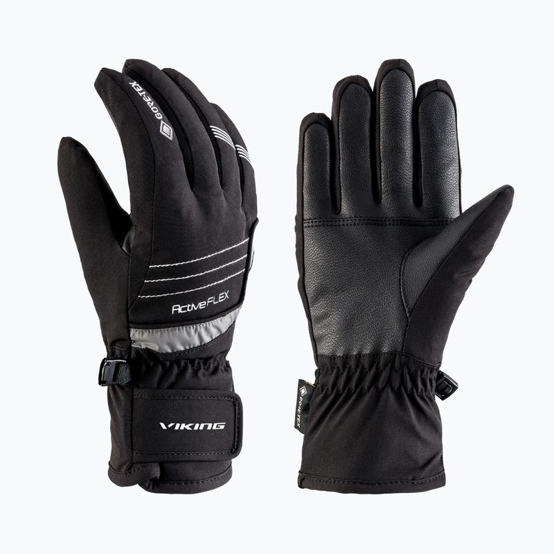 Dětské lyžařské rukavice Viking Helix GTX dark grey