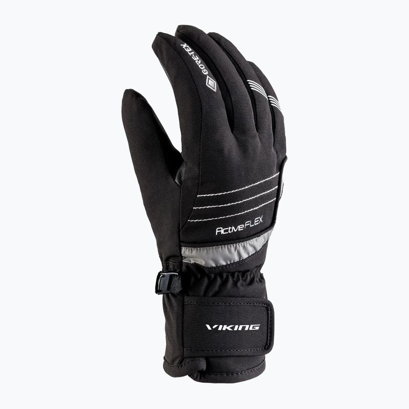 Dětské lyžařské rukavice Viking Helix GTX dark grey 2