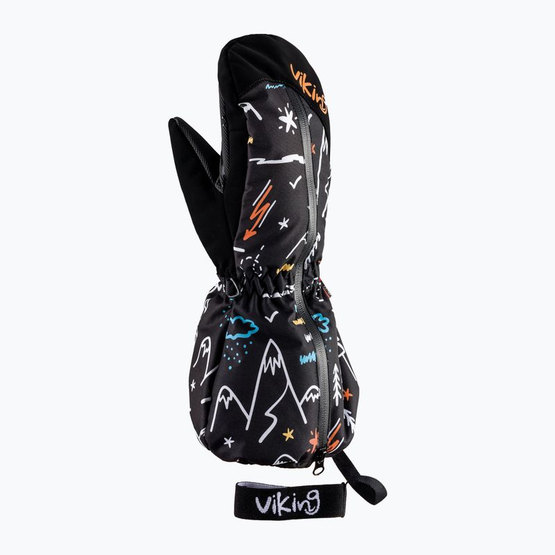 Dětské lyžařské rukavice Viking Snoppy černé 125/23/2288/09 9