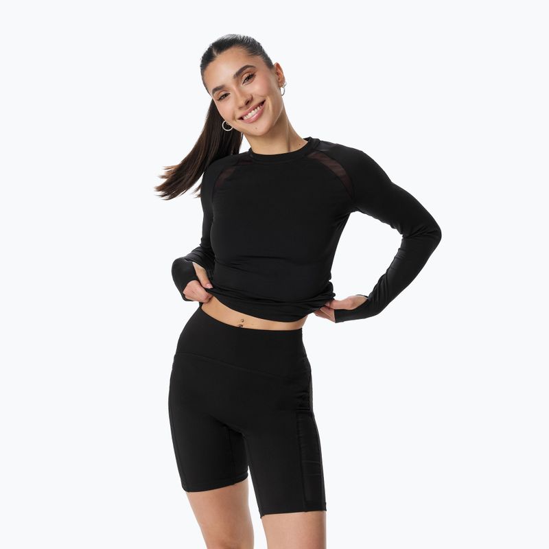 Dámské tréninkové šortky Cardio Bunny Black biker 5