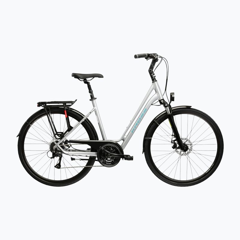 Městské kolo KROSS Sentio 3.0 silver/steel/gloss