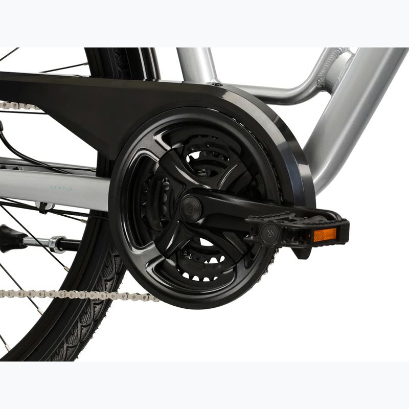 Městské kolo KROSS Sentio 3.0 silver/steel/gloss 8