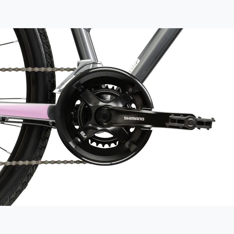 Dámské krosové kolo KROSS Evado 4.0 In grey/pink/gloss 10