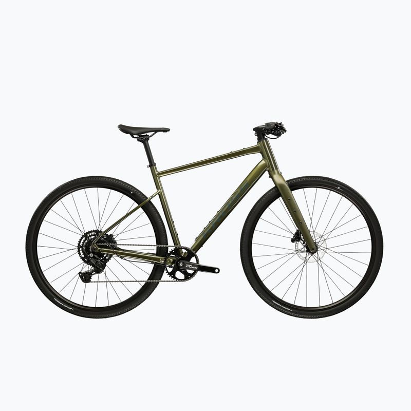 Gravelové kolo KROSS Esker 1.0 FL green/graphite/gloss