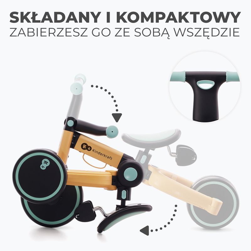 Dětská tříkolka trójkołowy Kinderkraft 4TRIKE blue 13