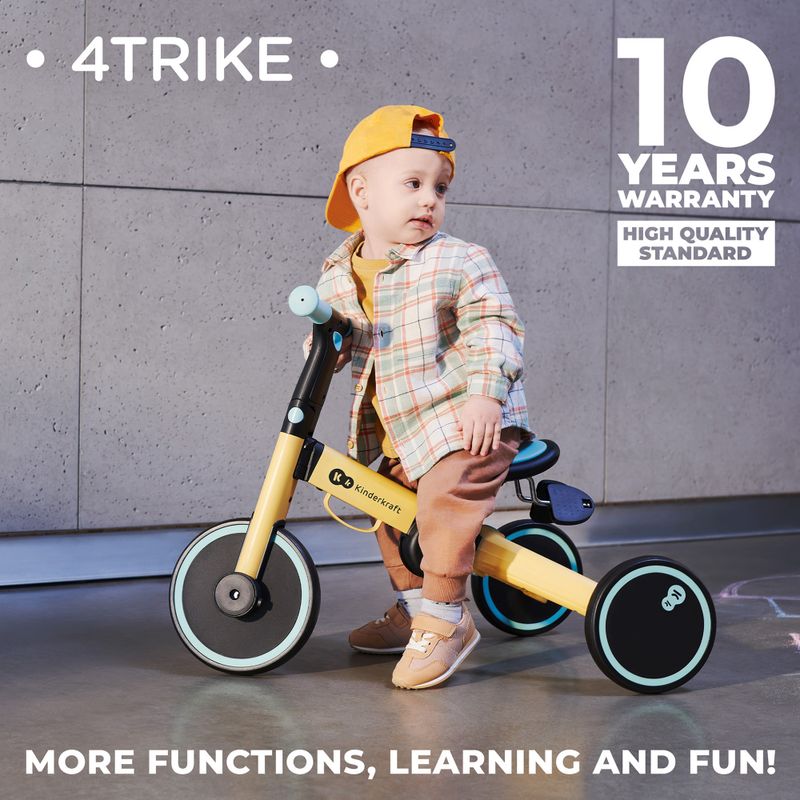 Dětská tříkolka trójkołowy Kinderkraft 4TRIKE blue 16