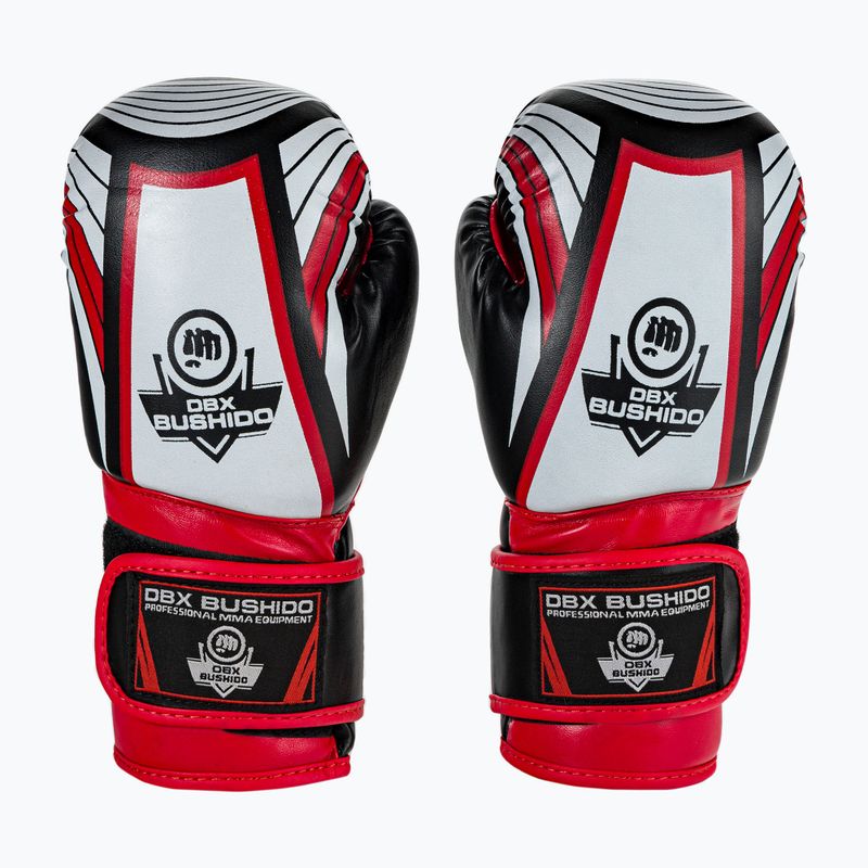 Dětské boxerské rukavice Bushido ARB-407v2 černo-červené 2
