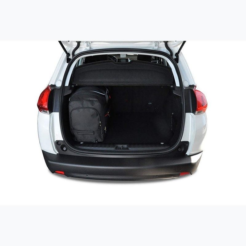 Sada tašek do zavazadlového prostoru  KJUST Peugeot 2008 2013-2019 4 ks black  17