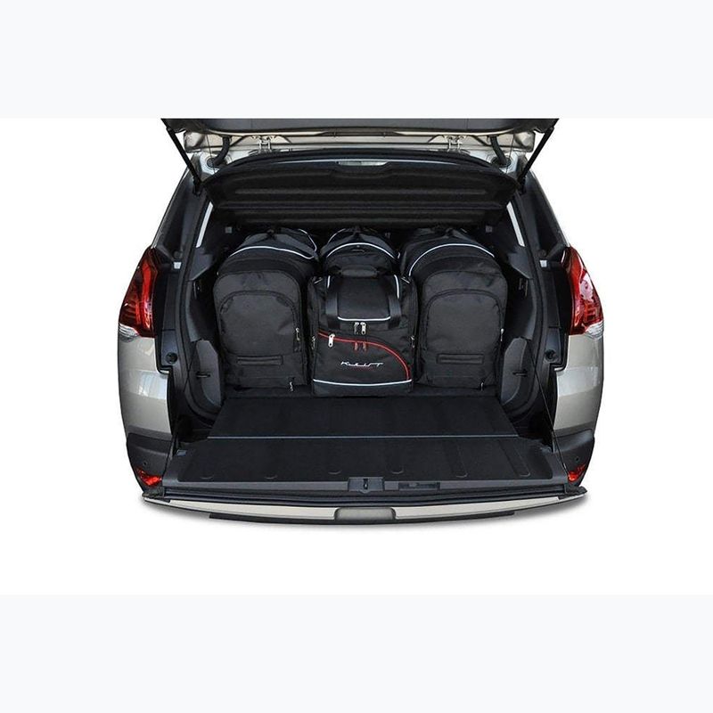 Sada tašek do zavazadlového prostoru KJUST Peugeot 3008 2009-2016 4 ks black 12