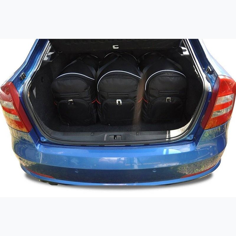 Sada tašek do zavazadlového prostoru KJUST Skoda Octavia Hatchback 2004-2013 5 ks black 12