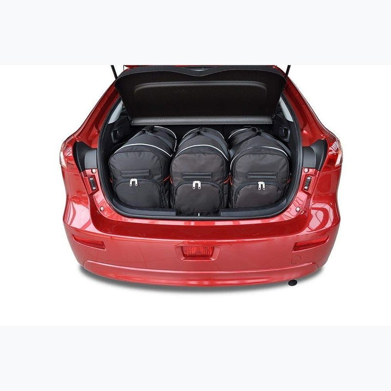 Sada tašek do zavazadlového prostoru KJUST Mitsubishi Lancer Sportback  2007-2016 3 ks black 9