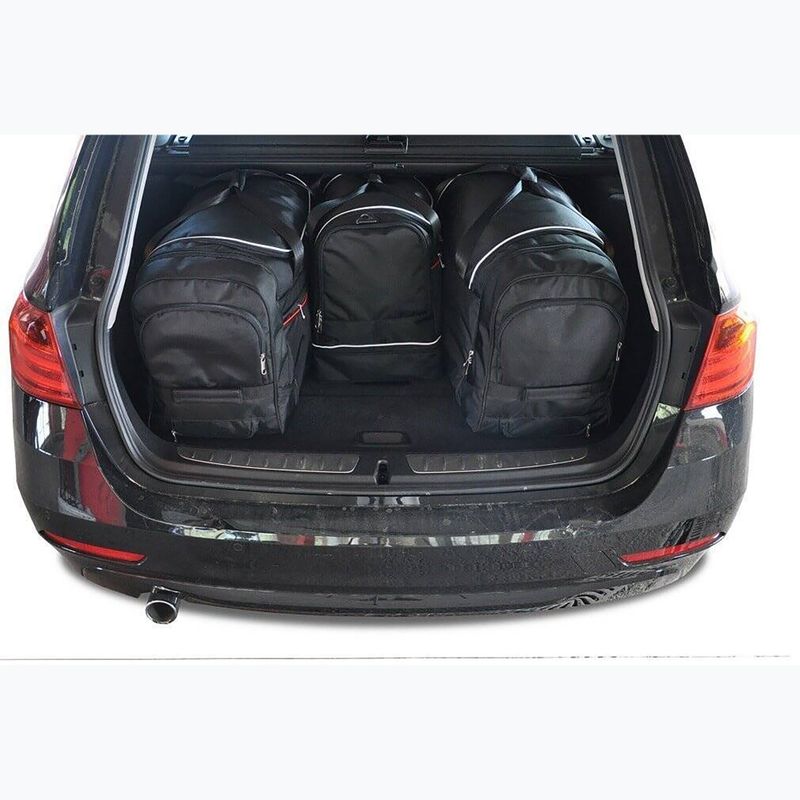 KJUST BMW 3 Touring sada tašek do zavazadlového prostoru 2012-2019 4 ks černá 17