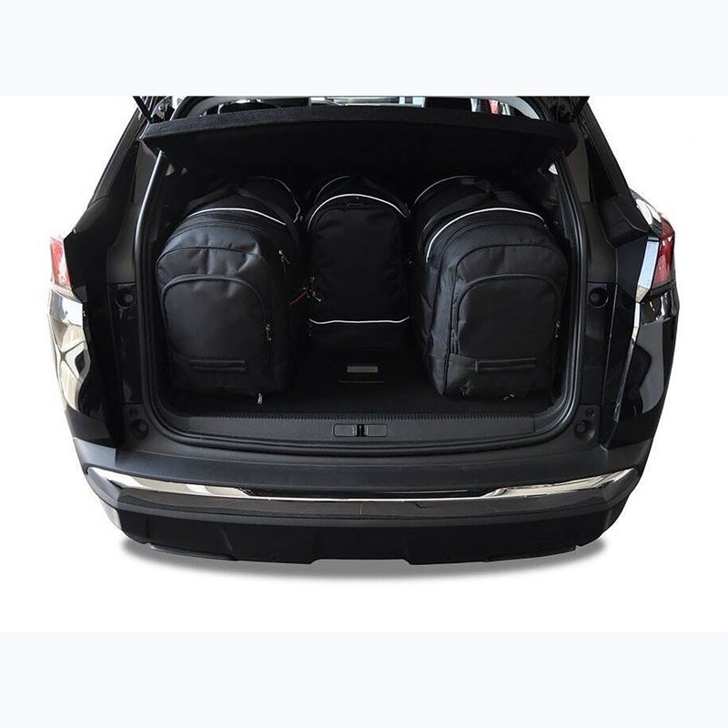 Sada tašek do zavazadlového prostoru KJUST Peugeot 3008 2016+ 4 ks black 14