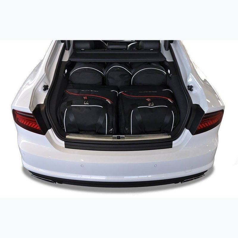 Sada tašek do zavazadlového prostoru auta KJUST Audi A7 Sportback 2010-2017 5 ks black 17