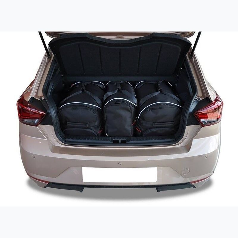 Sada tašek do zavazadlového prostoru  KJUST Seat Ibiza Hatchback 2017+ 3 ks black  10