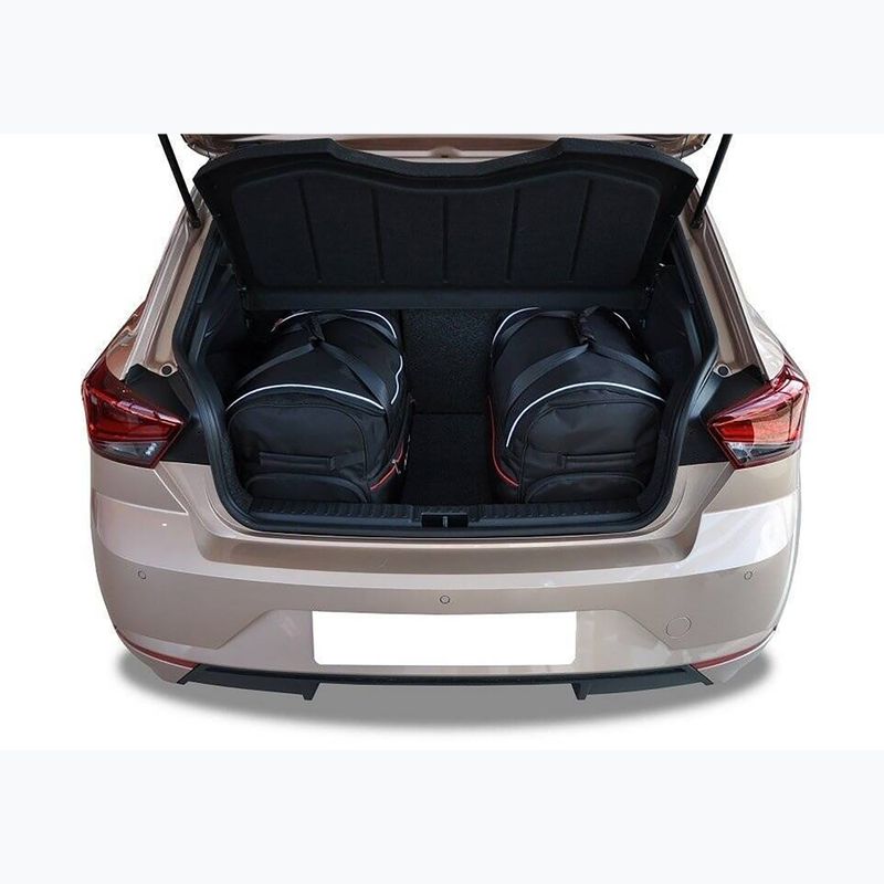 Sada tašek do zavazadlového prostoru  KJUST Seat Ibiza Hatchback 2017+ 3 ks black  11