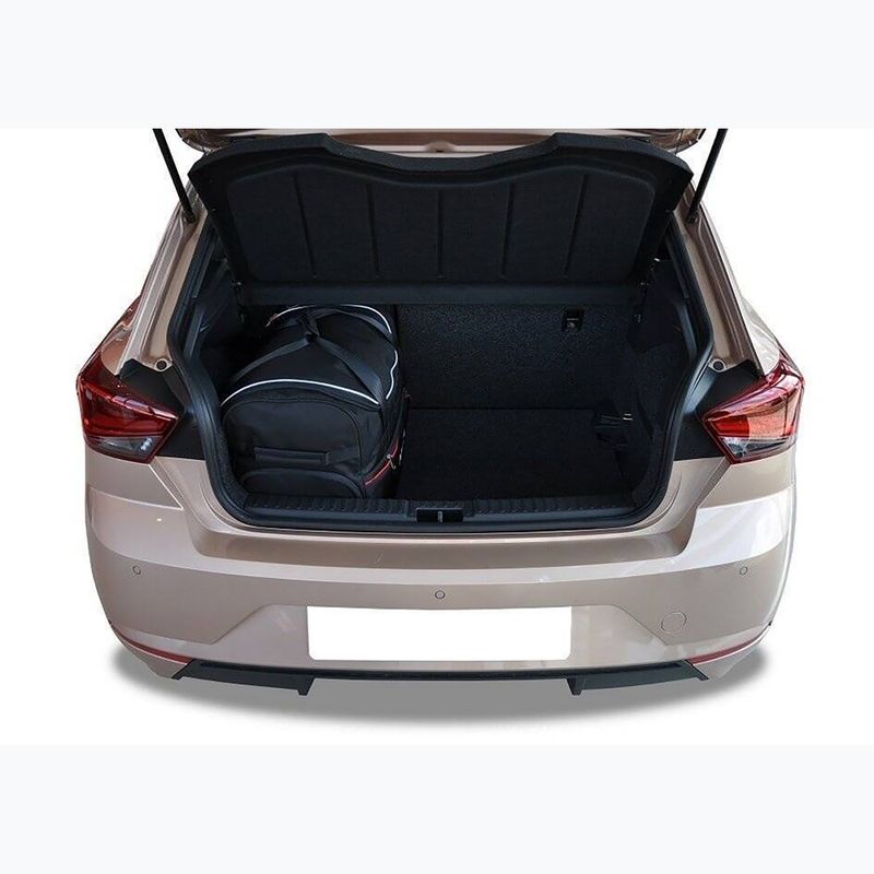 Sada tašek do zavazadlového prostoru  KJUST Seat Ibiza Hatchback 2017+ 3 ks black  12
