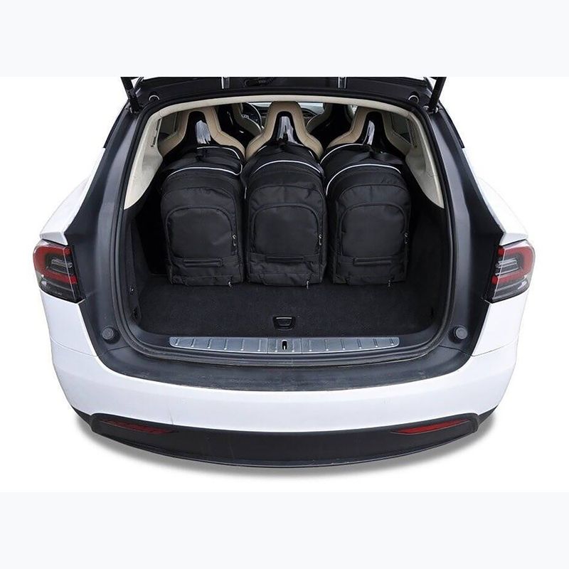 Sada tašek do zavazadlového prostoru KJUST Tesla Model X 2016+ 5 ks black 17